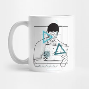 Reading enthusiast version 2 Mug